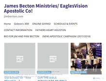 Tablet Screenshot of jimbecton.com